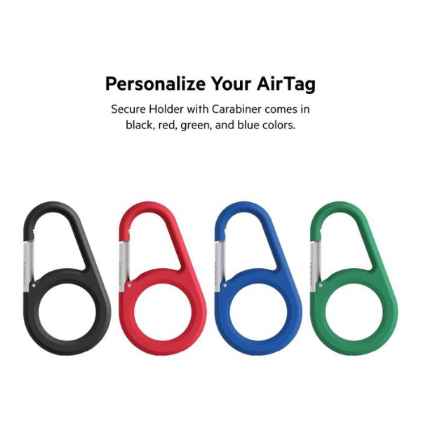 Фото - Чехол для беспроводного маяка Belkin Secure Holder Carabiner AirTag, Black (MSC008BTBK)